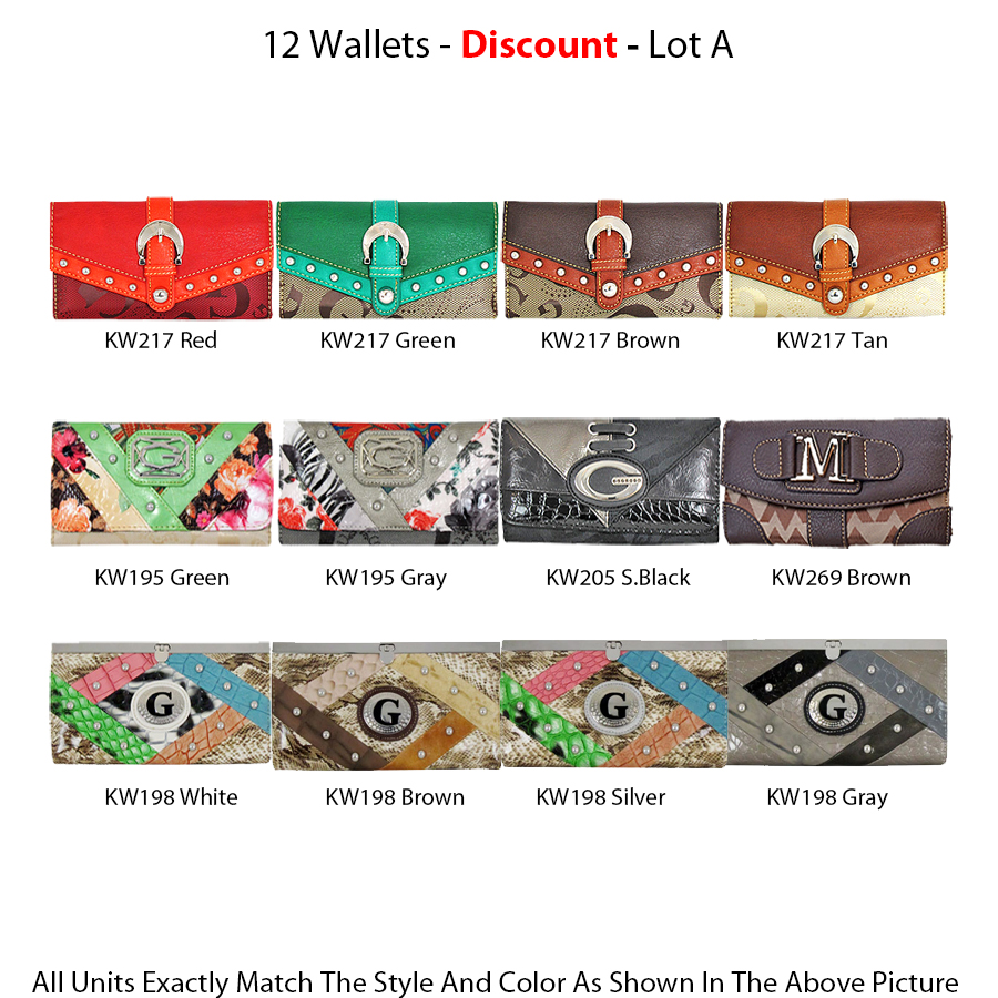 12-Wallets - Economy Lot A - Click Image to Close